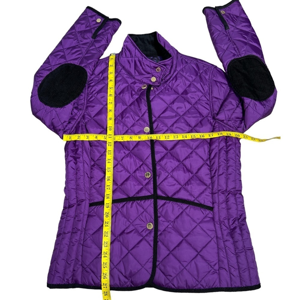 C. Wonder purple Quilted Barn Jacket with Printed Lining size L - Picture 6 of 8